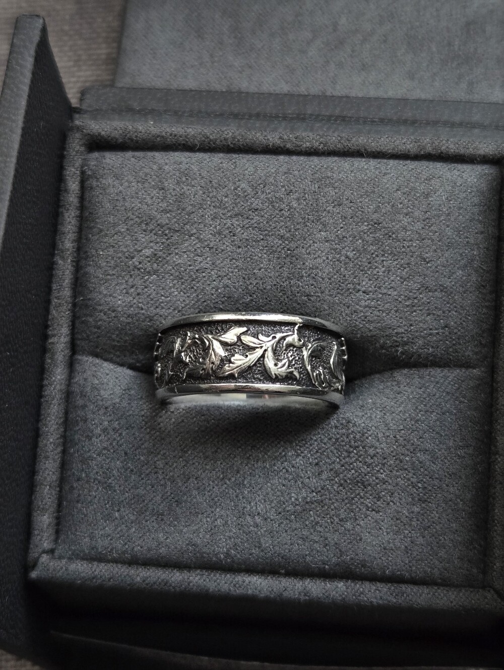 David Yurman Mythical Dragon Sterling Silver Band Ring